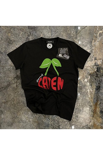 Оверсайз футболка Dsquared2 Caten Сherry - Black   