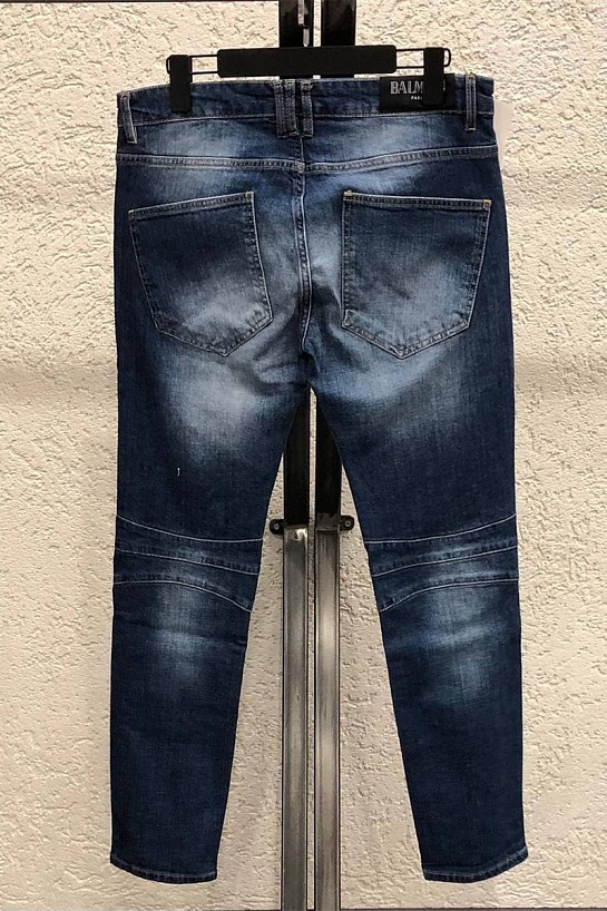 Мужские джинсы Balmain Paris - Blue