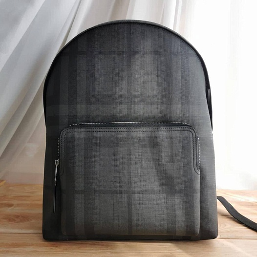 Кожаный рюкзак Burberry London Check 43x30 см   