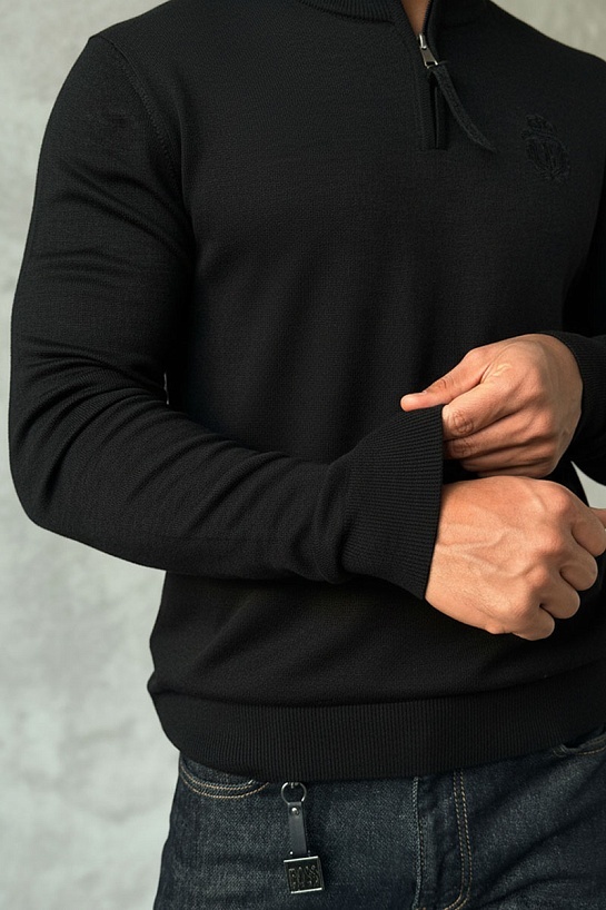 Мужская кофта Billionaire zip-up - Black