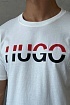 Мужская белая футболка Hugo Boss