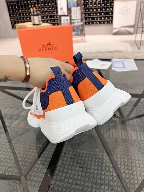 Мужские текстильные кроссовки Hermes Expert 