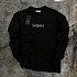 Мужской чёрный свитшот Yves Saint Laurent logo-embroidered