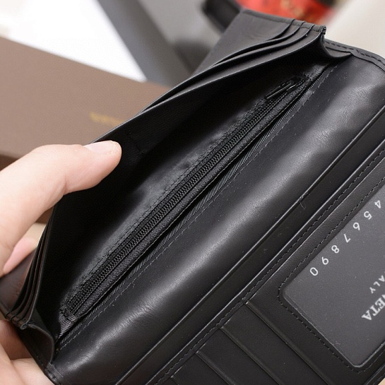 Кожаный бумажник Bottega Veneta Premium 18x8.5x3 см