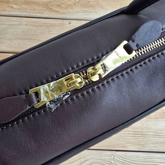 Кожаная сумка тоут MIU MIU Beau 36x21 см - Brown