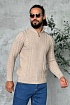 Мужской свитер бежевого цвета Kiton