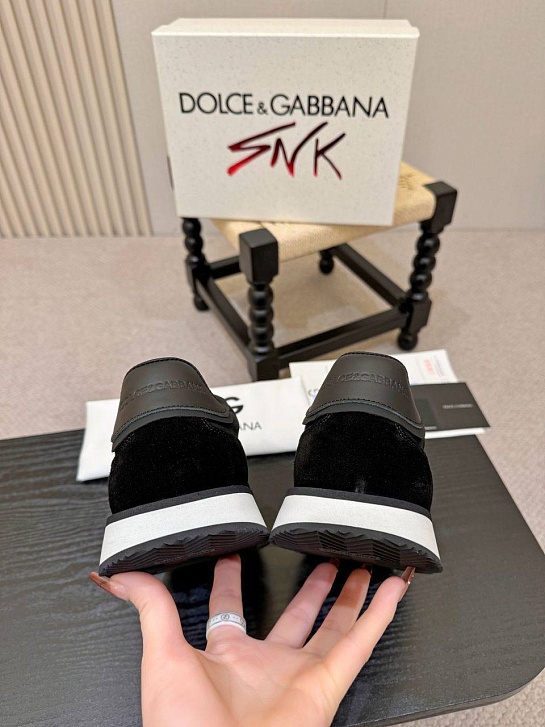 Мужские кроссовки Dolce & Gabbana Cushion - Black