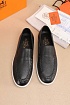 Мужские кожаные лоферы Hermes Julian - Black