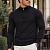 Мужской чёрный джемпер Lacoste Zip Neck