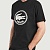 Мужская чёрная футболка Lacoste logo-print