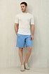 Льняные шорты синего цвета Zegna premium