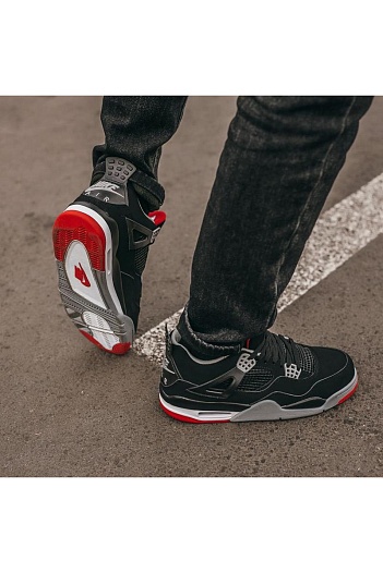 Кроссовки Nike Air Jordan 4 Retro "Bred"   