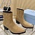Женские замшевые сапоги Prada premium - Beige