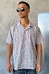 Мужская белая рубашка Dolce & Gabbana floral-print