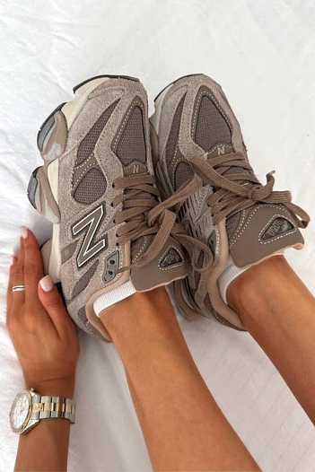 Кроссовки New Balance 9060 "Mushroom Brown"   