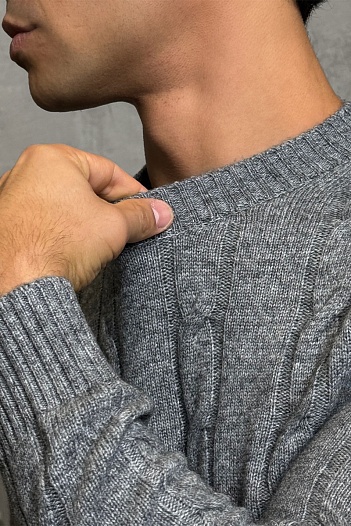 Мужской свитер Loro Piana premium - Dark Grey   