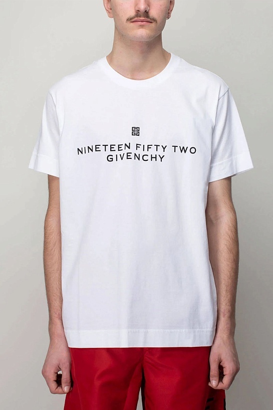 Белая футболка Givenchy Nineteen Fifty Two