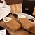Женские слипоны с мехом UGG Tasman - Chestnut
