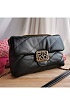 Кожаная сумка Love Puff 28x19 см
