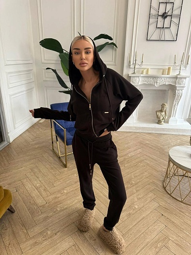 Женский вельветовый костюм Loro Piana Premium   