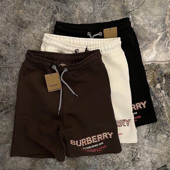 Мужские шорты Burberry Horseferry logo - Black
