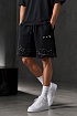 Чёрные мужские шорты Off-White Paint Splatter