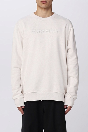 Мужской бежевый свитшот Burberry logo-print   