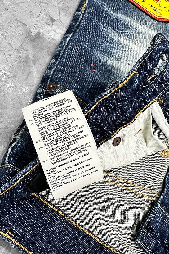 Мужские джинсовые шорты Dsquared2