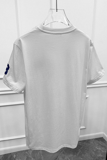 Мужская белая футболка Polo Ralph Lauren Match Club   