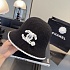 Чёрная вязаная панама Chanel premium