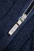 Кашемировый свитер Loro Piana Premium zip-neck - Navy