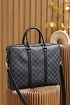 Кожаный портфель Louis Vuitton premium 35x27x6 см