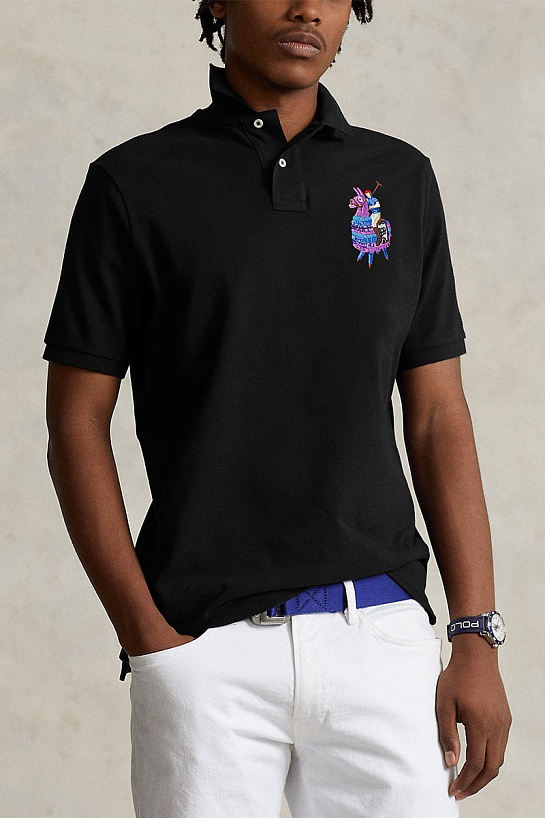 Поло чёрного цвета Polo Ralph Lauren x Fortnite