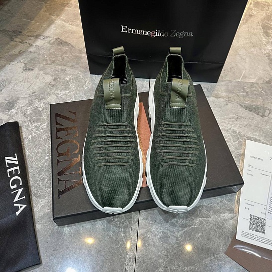 Мужские текстильные кроссовки Ermenegildo Zegna