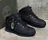 Мужские ботинки с мехом Timberland Euro Rock Hiker - Black