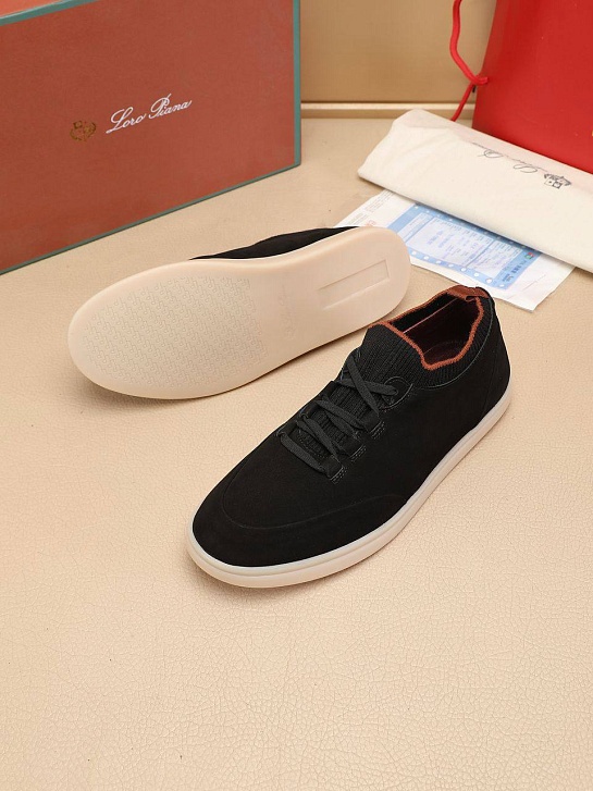 Мужские кроссовки Loro Piana Soho Walk - Black