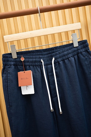 Мужские льняные штаны Loro Piana Premium   