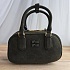 Замшевая зелёная сумка MIU MIU 23x13 см