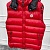 Мужской жилет Moncler logo-patch - Red