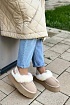 Замшевые женские слиперы с мехом UGG Funkette Platform