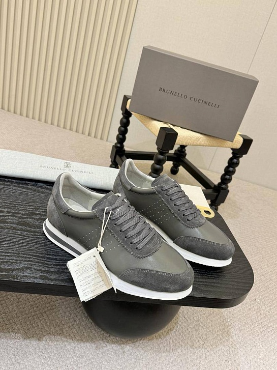 Мужские кроссовки Brunello Cucinelli low-top - Grey
