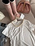 Женская белая футболка Chanel premium