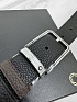 Двусторонний кожаный ремень Montblanc Premium (ширина 3.5 см)