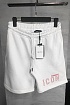 Шорты белого цвета Dsquared2 "ICON" logo-print