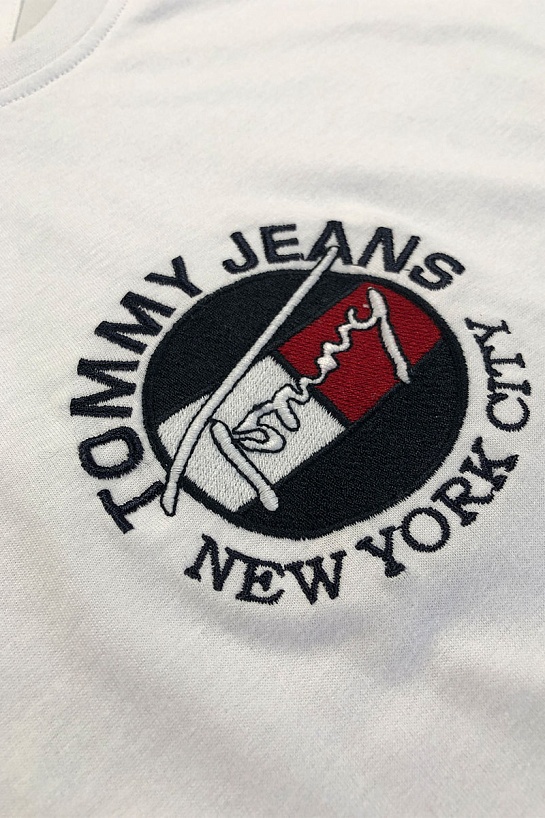 Белая мужская футболка Tommy Hilfiger New York City