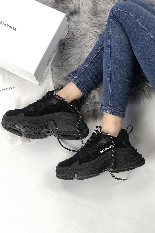 Кроссовки Balenciaga Triple S - Triple Black