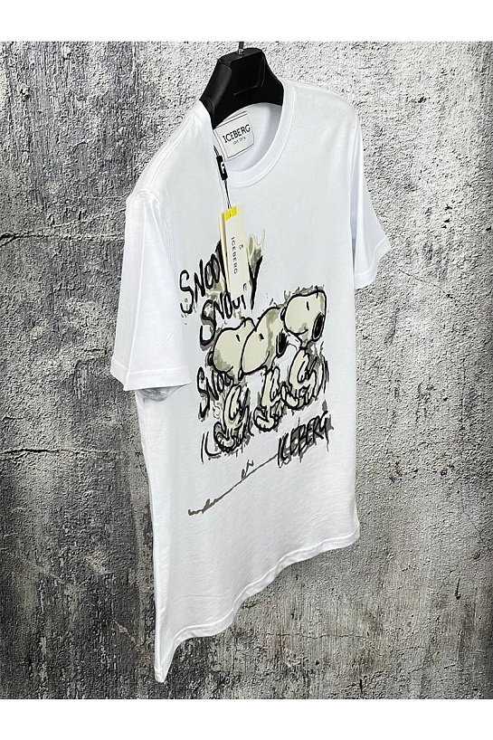 Мужская футболка Iceberg "Snoopy" - White