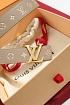 Бежевый кожаный ремень Louis Vuitton