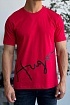 Мужская красная футболка Hugo Boss