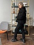 Женский чёрный костюм тройка MIU MIU